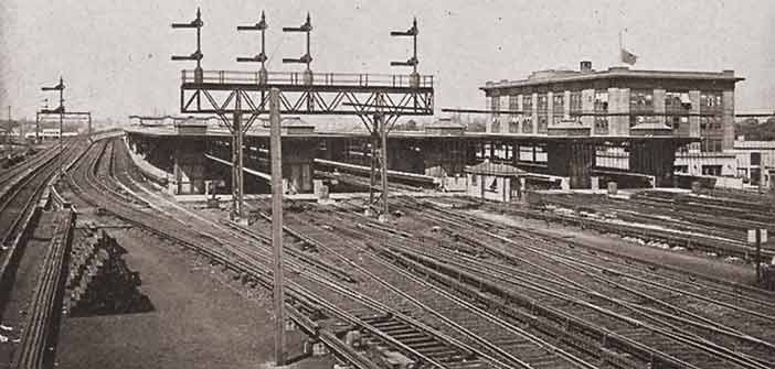 Jamaica Station c.1925 high view