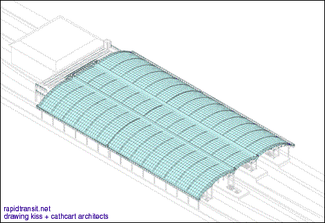 Photovoltaic roof from above